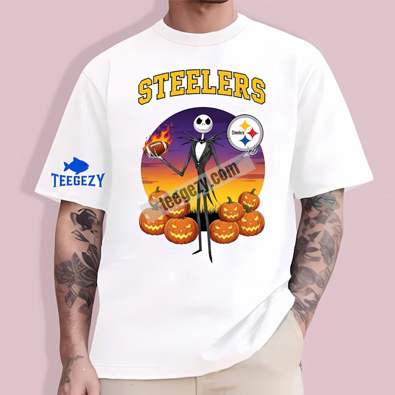 Jack Skellington Pittsburgh ST-Shirtlers Halloween Retro Shirt Jack Skellington Pittsburgh ST-Shirtlers Halloween Retro Shirt