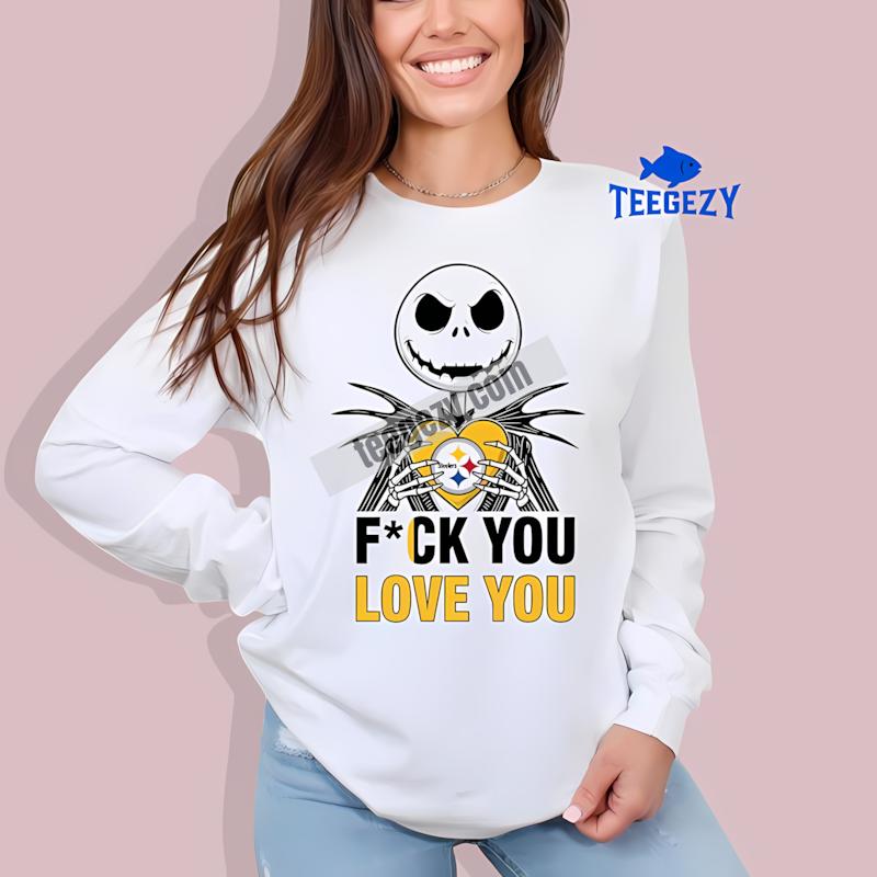Jack Skellington Pittsburgh SLong Sleevelers Heart Cheap Graphic Shirt Jack Skellington Pittsburgh SLong Sleevelers Heart Cheap Graphic Shirt