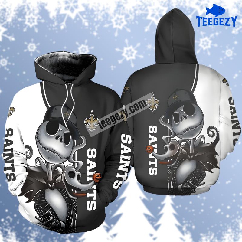 Jack Skellington Zero Minnesota Vikings Design 3D Hoodie Purple White