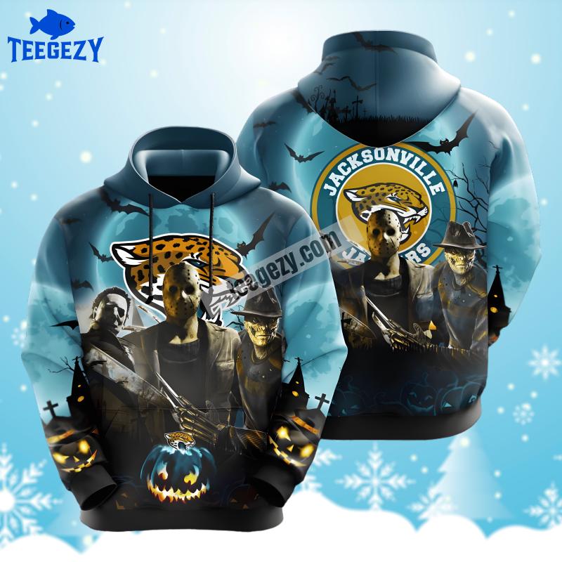 Jacksonville Jaguars Baby Yoda Star Wars Youth 3D Hoodie Blue Black Jacksonville Jaguars Baby Yoda Star Wars Youth 3D Hoodie Blue Black