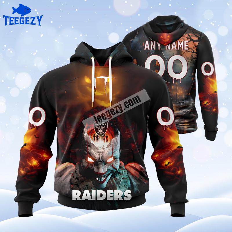Las Vegas Raiders Badut Mematikan Black Zip Up Personalized 3D Hoodie Las Vegas Raiders Badut Mematikan Black Zip Up Personalized 3D Hoodie