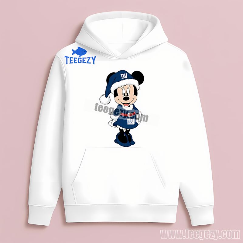 Minnie Mouse New York Giants Christmas Fan THoodie Minnie Mouse New York Giants Christmas Fan THoodie
