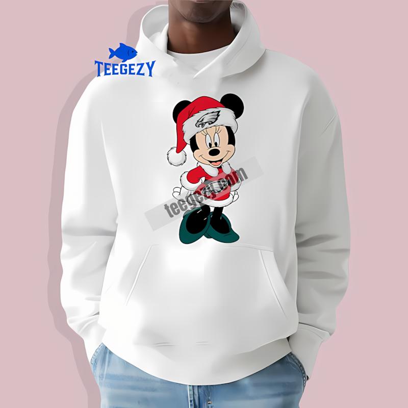 Minnie Mouse Philadelphia Eagles Christmas Funny Hoodie Minnie Mouse Philadelphia Eagles Christmas Funny Hoodie