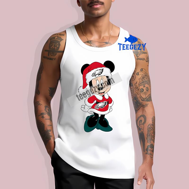 Minnie Mouse Philadelphia Eagles Christmas Funny Tanktop Minnie Mouse Philadelphia Eagles Christmas Funny Tanktop