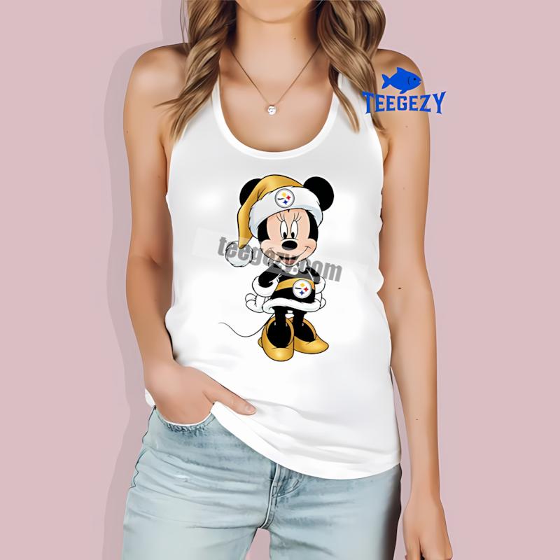 Minnie Mouse Pittsburgh STanktoplers Christmas Graphic Shirt Minnie Mouse Pittsburgh STanktoplers Christmas Graphic Shirt