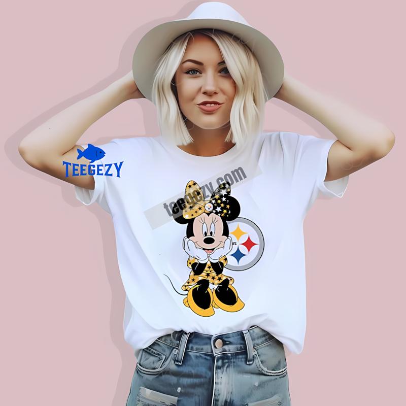 Minnie Mouse Pittsburgh ST-Shirtlers Star Sports Shirt Minnie Mouse Pittsburgh ST-Shirtlers Star Sports Shirt