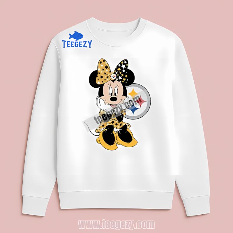 Minnie Mouse Pittsburgh SLong Sleevelers Star Sports Shirt Minnie Mouse Pittsburgh SLong Sleevelers Star Sports Shirt