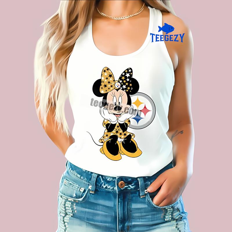 Minnie Mouse Pittsburgh STanktoplers Star Sports Shirt Minnie Mouse Pittsburgh STanktoplers Star Sports Shirt