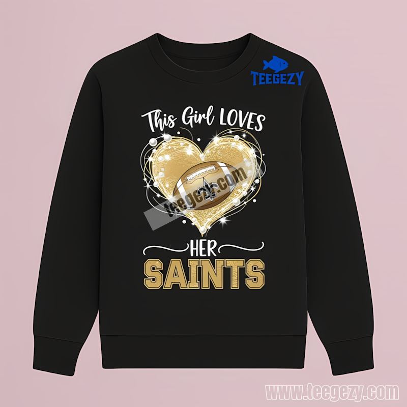 New Orleans Saints Fan TLong Sleeve For Her New Orleans Saints Fan TLong Sleeve For Her