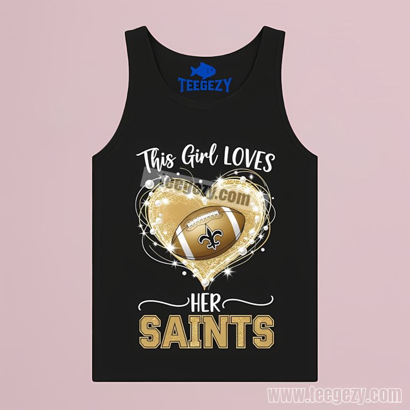New Orleans Saints Fan TTanktop For Her New Orleans Saints Fan TTanktop For Her