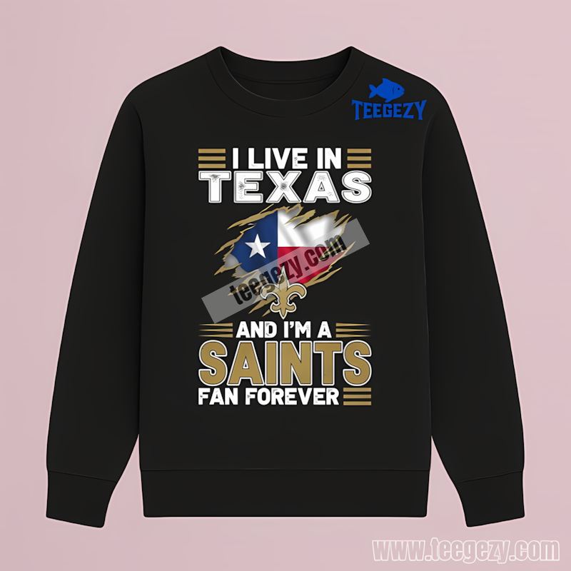 New Orleans Saints Fan Forever TLong Sleeve New Orleans Saints Fan Forever TLong Sleeve
