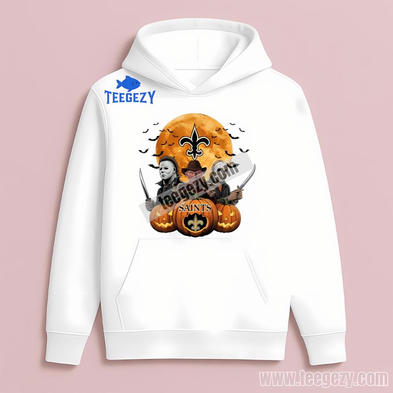 New Orleans Saints Halloween Color Fan Hoodie New Orleans Saints Halloween Color Fan Hoodie