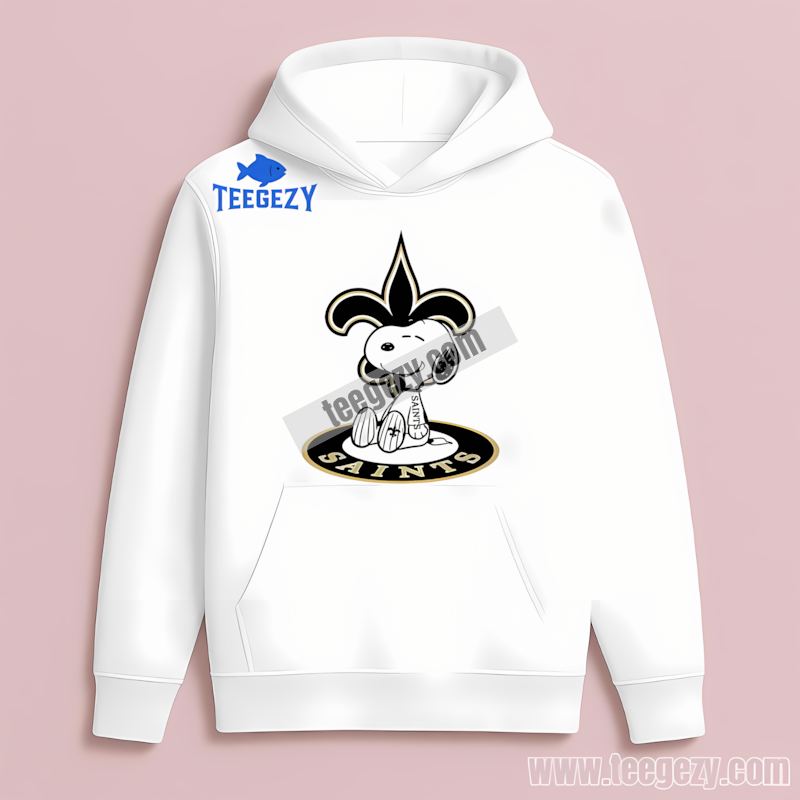 New Orleans Saints Snoopy Tattoo Logo Funny Fan Hoodie New Orleans Saints Snoopy Tattoo Logo Funny Fan Hoodie