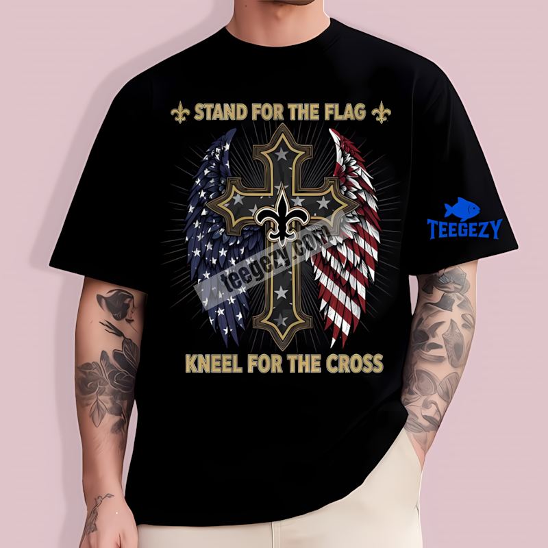 New Orleans Saints Stand For The Flag Color T-Shirt New Orleans Saints Stand For The Flag Color T-Shirt