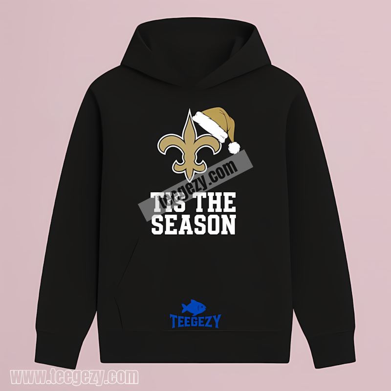 New Orleans Saints Tis The Season Christmas Fan Hoodie New Orleans Saints Tis The Season Christmas Fan Hoodie