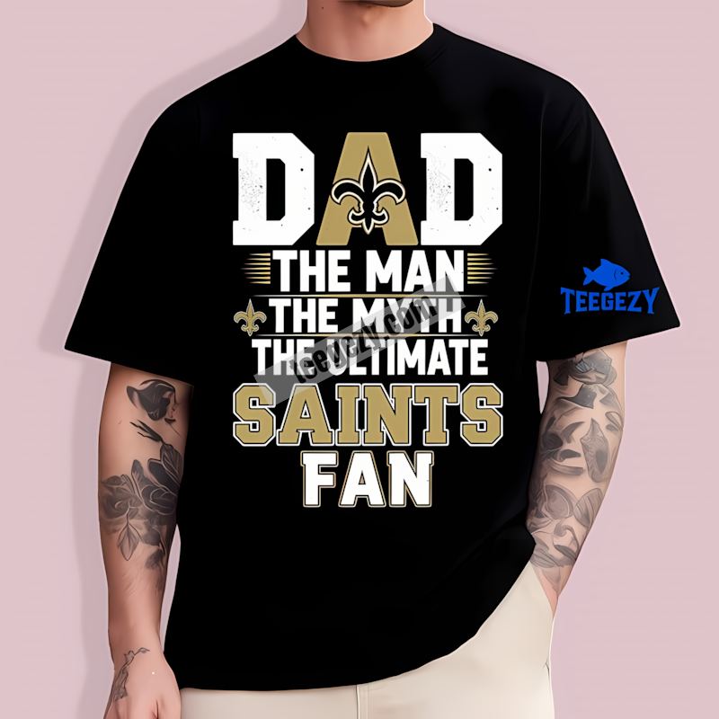 New Orleans Saints Ultimate Fan Soft Dad TT-Shirt New Orleans Saints Ultimate Fan Soft Dad TT-Shirt