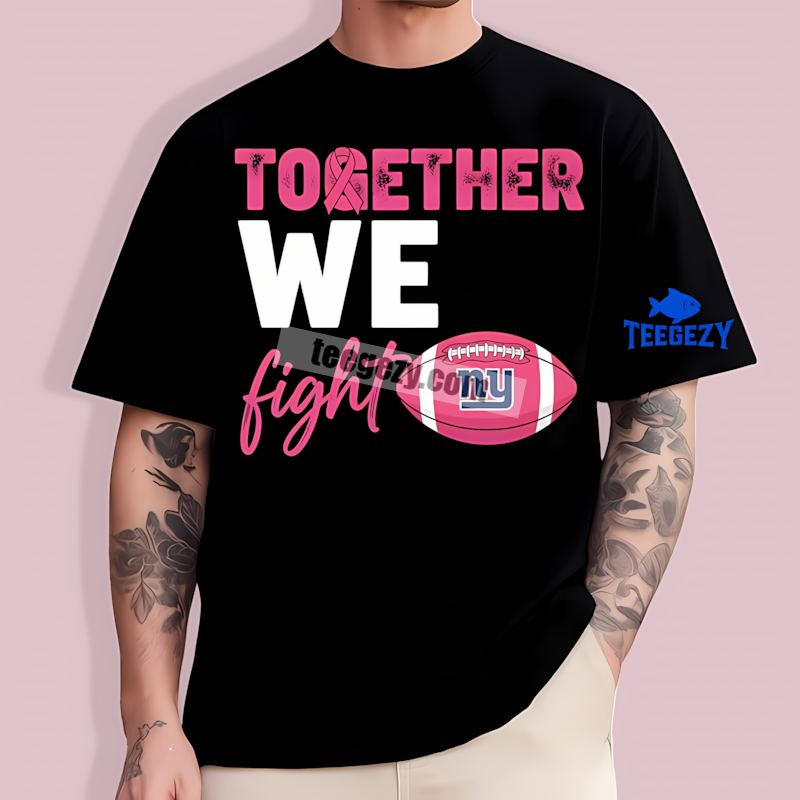 New York Giants Breast Cancer Awareness Color T-Shirt New York Giants Breast Cancer Awareness Color T-Shirt