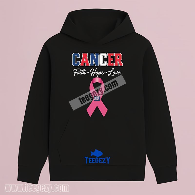 New York Giants Cancer Awareness Faith Hope Love THoodie New York Giants Cancer Awareness Faith Hope Love THoodie