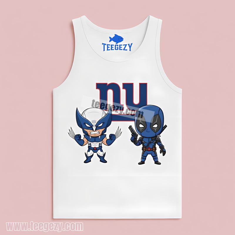 New York Giants Deadpool Custom Fan TTanktop New York Giants Deadpool Custom Fan TTanktop