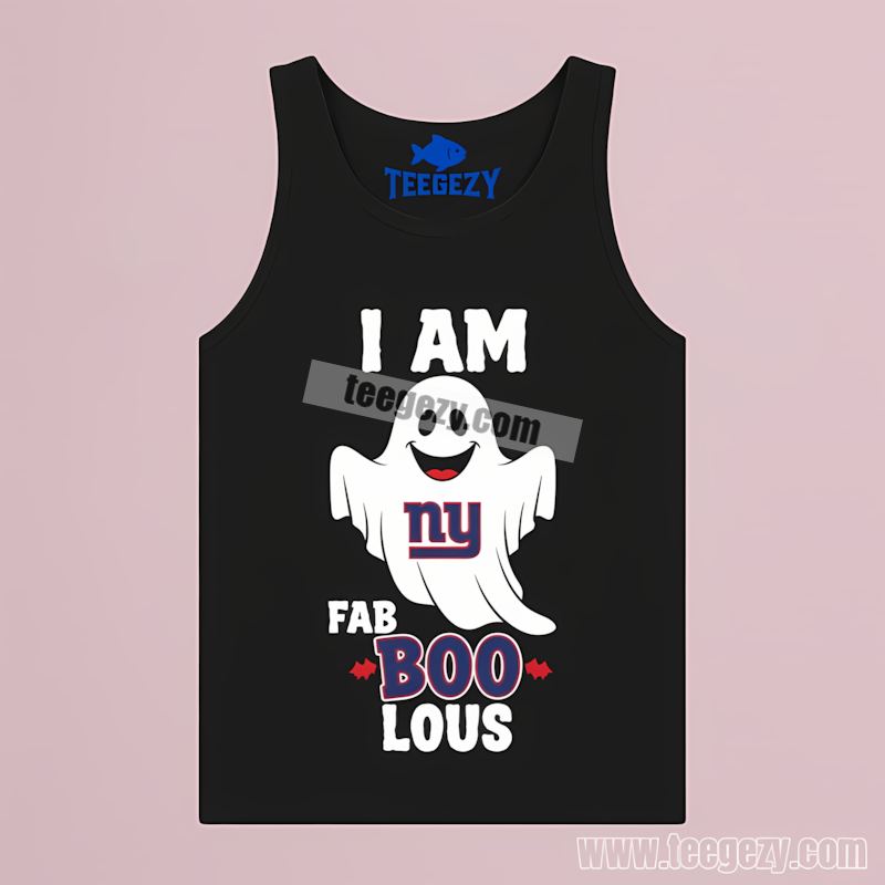 New York Giants Ghost Custom Fan Tanktop I Am Fab Boo Lous New York Giants Ghost Custom Fan Tanktop I Am Fab Boo Lous