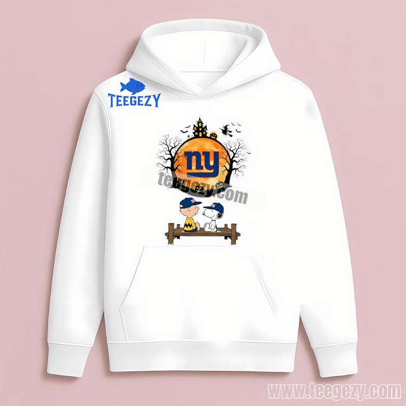 New York Giants Halloween Charlie Brown Snoopy THoodie New York Giants Halloween Charlie Brown Snoopy THoodie