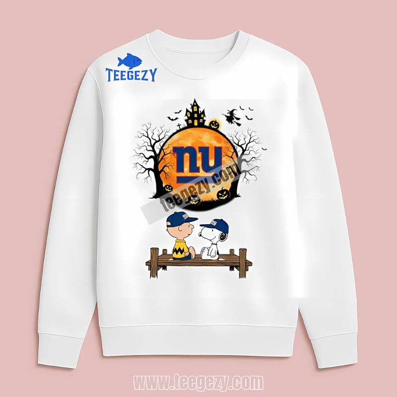New York Giants Halloween Charlie Brown Snoopy TLong Sleeve New York Giants Halloween Charlie Brown Snoopy TLong Sleeve