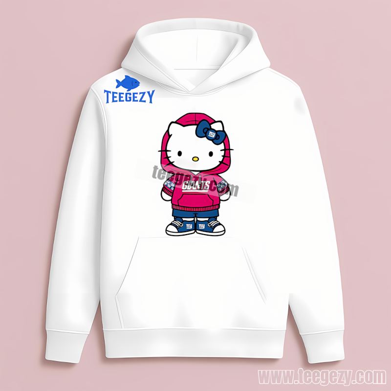 New York Giants Hello Kitty Fan Hoodie New York Giants Hello Kitty Fan Hoodie
