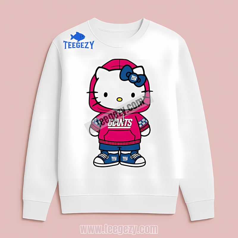 New York Giants Hello Kitty Fan Long Sleeve New York Giants Hello Kitty Fan Long Sleeve