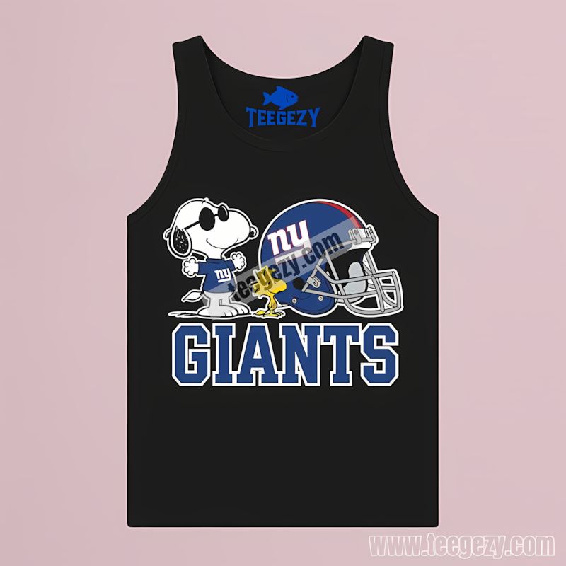 New York Giants Helmet Snoopy Woodstock Funny TTanktop New York Giants Helmet Snoopy Woodstock Funny TTanktop