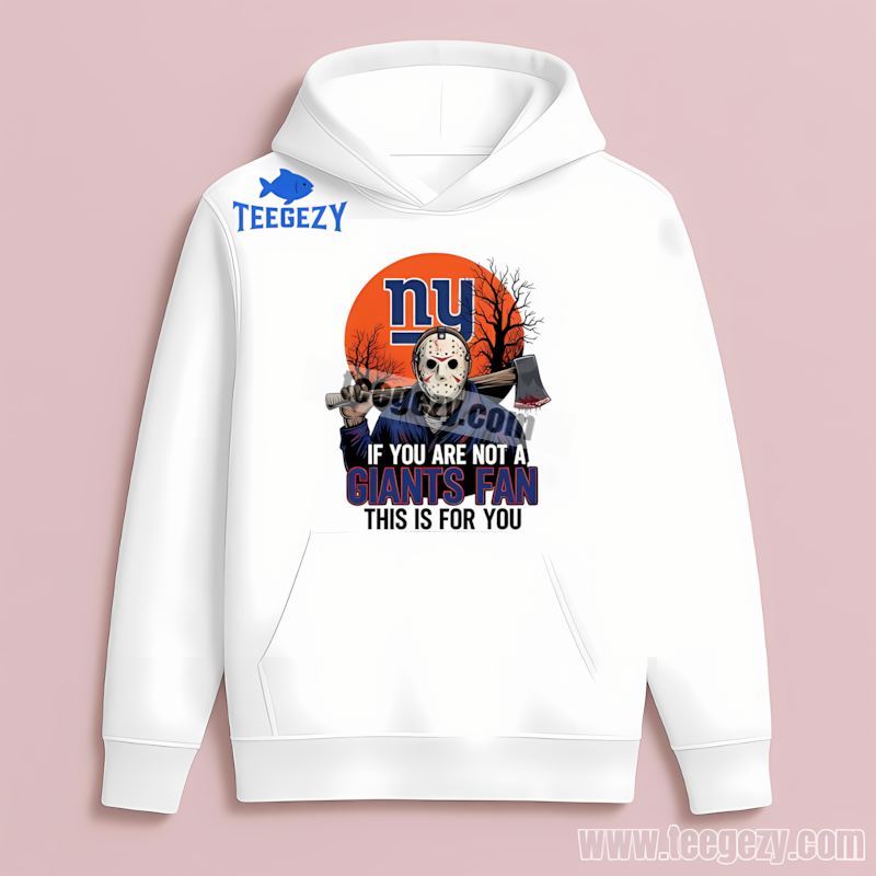 New York Giants Jason Voorhees Halloween Fan Hoodie New York Giants Jason Voorhees Halloween Fan Hoodie