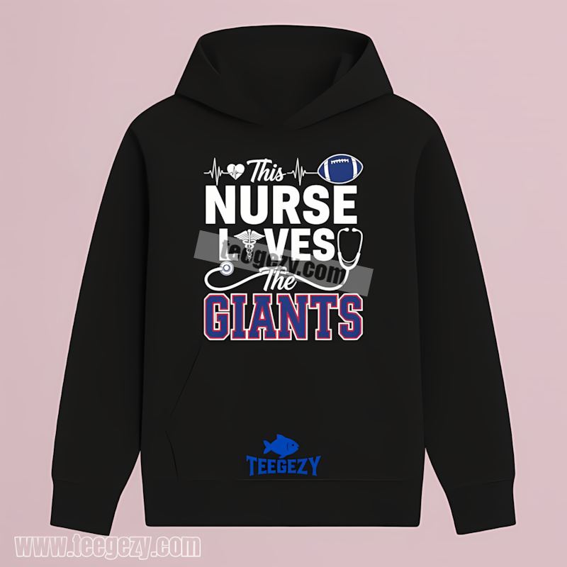 New York Giants Nurse Fan THoodie Custom Affordable New York Giants Nurse Fan THoodie Custom Affordable