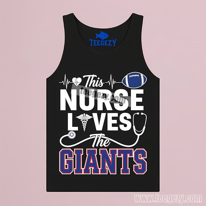 New York Giants Nurse Fan TTanktop Custom Affordable New York Giants Nurse Fan TTanktop Custom Affordable