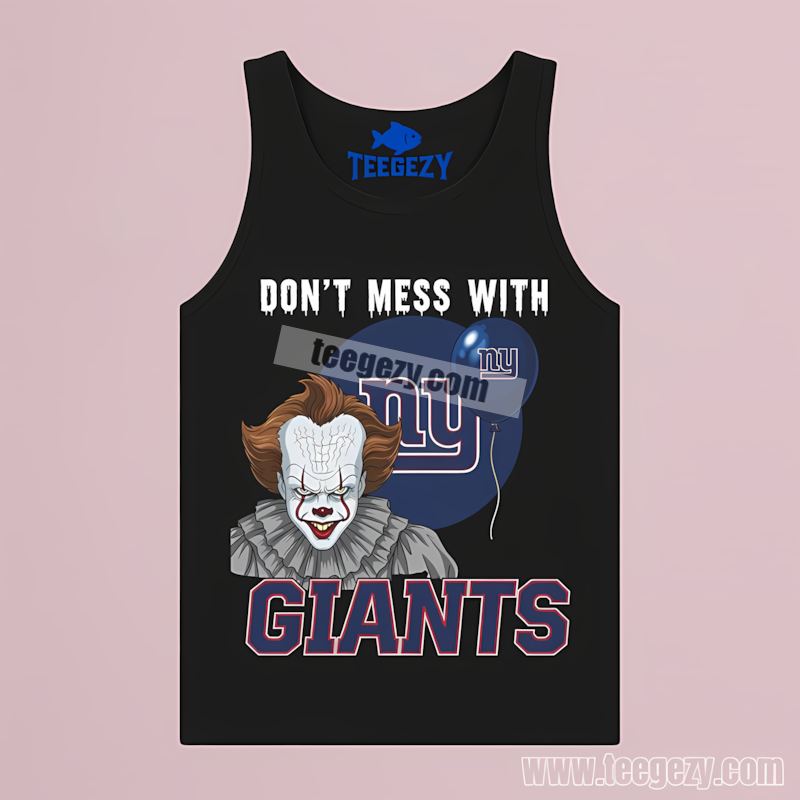 New York Giants Pennywise Halloween Crewneck TTanktop New York Giants Pennywise Halloween Crewneck TTanktop