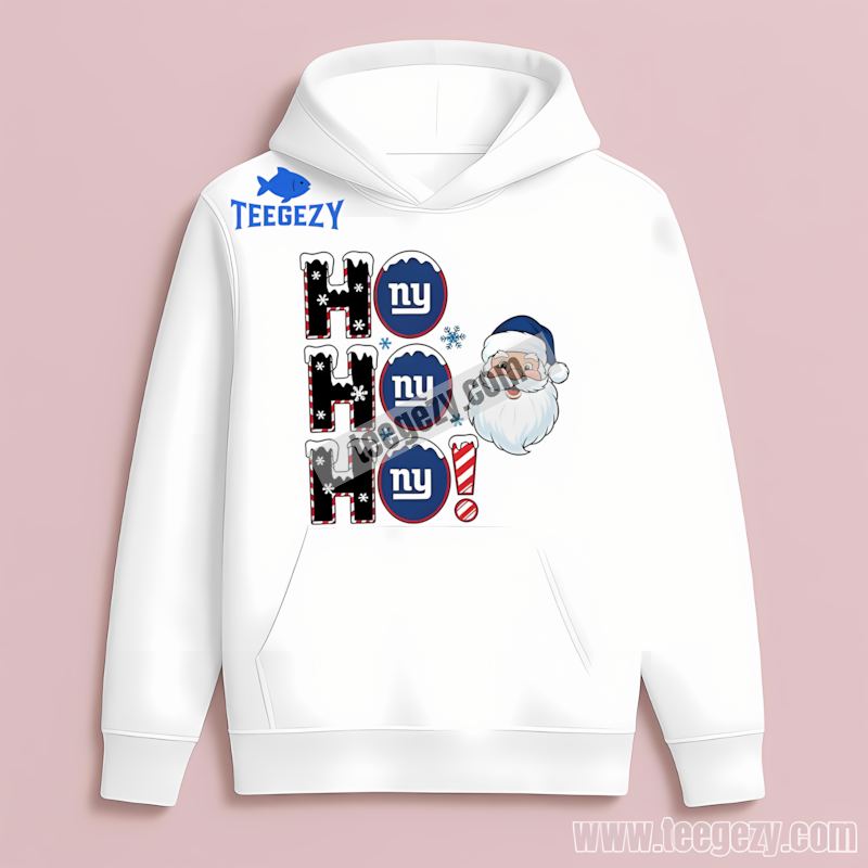 New York Giants Santa Christmas Fan Hoodie Custom Made New York Giants Santa Christmas Fan Hoodie Custom Made