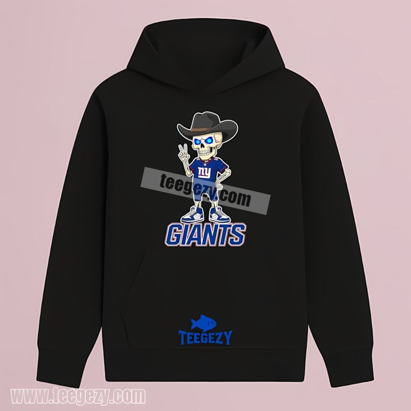New York Giants Skeleton Cowboy Fan Hoodie New York Giants Skeleton Cowboy Fan Hoodie