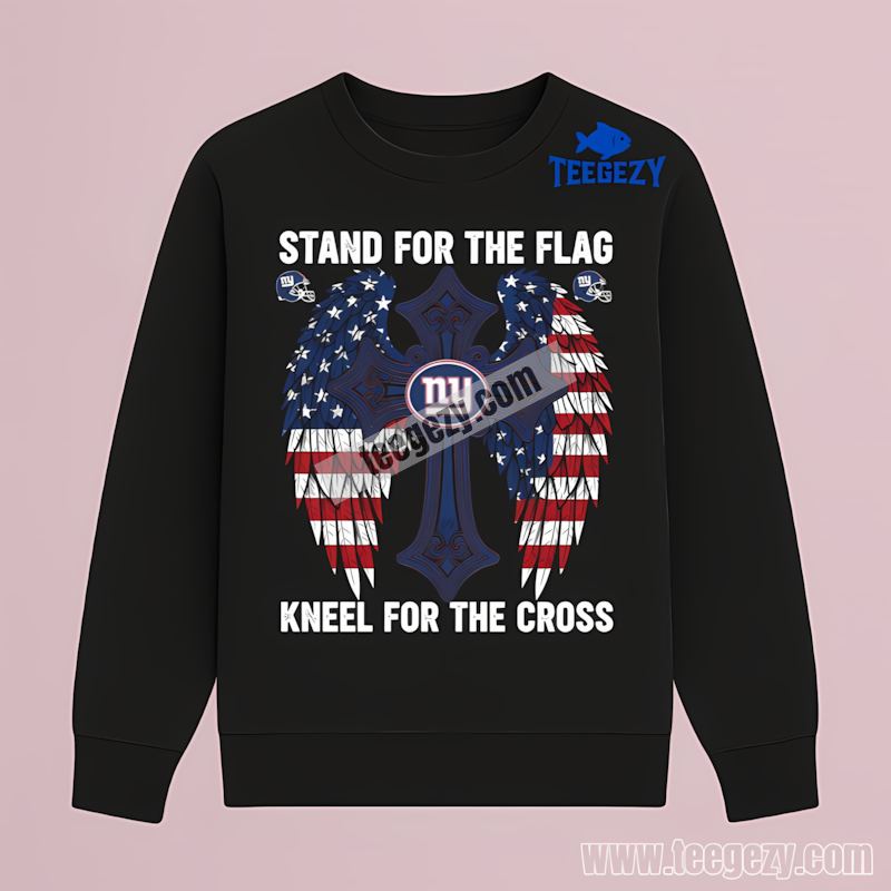 New York Giants Stand For The Flag Mens Fan Long Sleeve New York Giants Stand For The Flag Mens Fan Long Sleeve