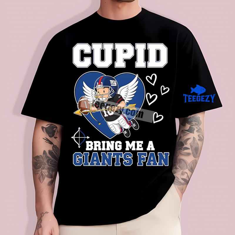 New York Giants Valentines Cupid Fan Sports T-Shirt New York Giants Valentines Cupid Fan Sports T-Shirt