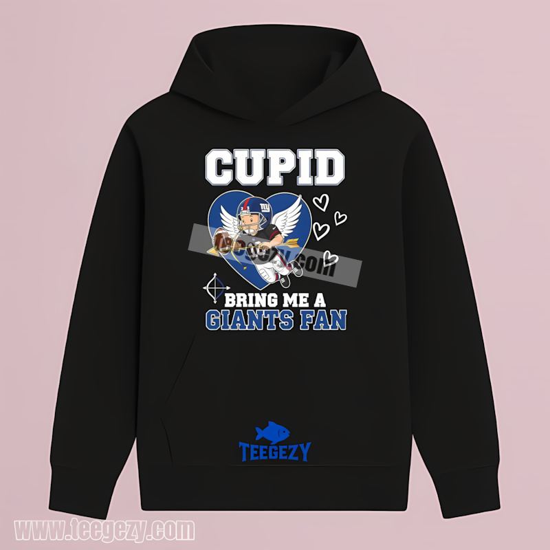 New York Giants Valentines Cupid Fan Sports Hoodie New York Giants Valentines Cupid Fan Sports Hoodie
