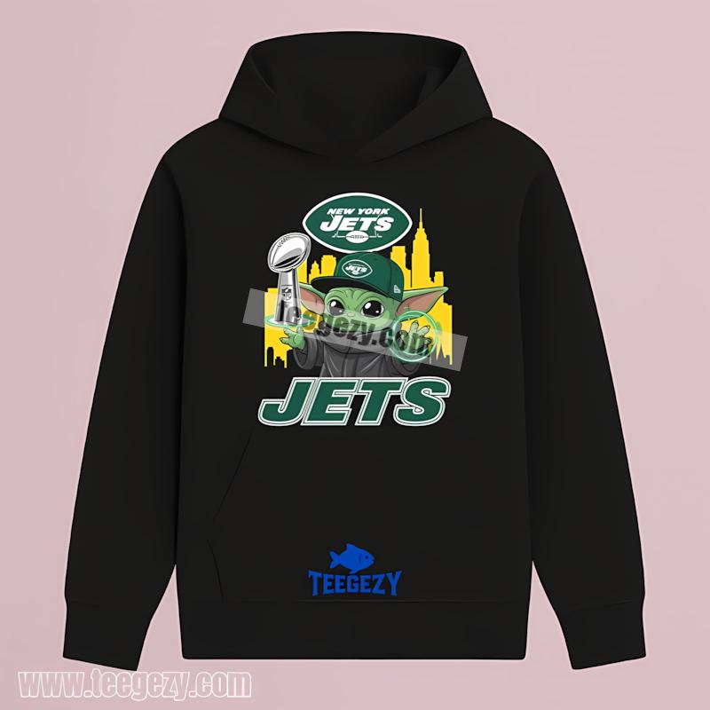 New York Jets Baby Yoda Super Bowl Cup Custom Hoodie New York Jets Baby Yoda Super Bowl Cup Custom Hoodie