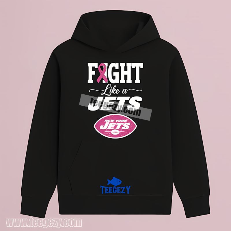 New York Jets Breast Cancer Awareness Fight Like Hoodie New York Jets Breast Cancer Awareness Fight Like Hoodie