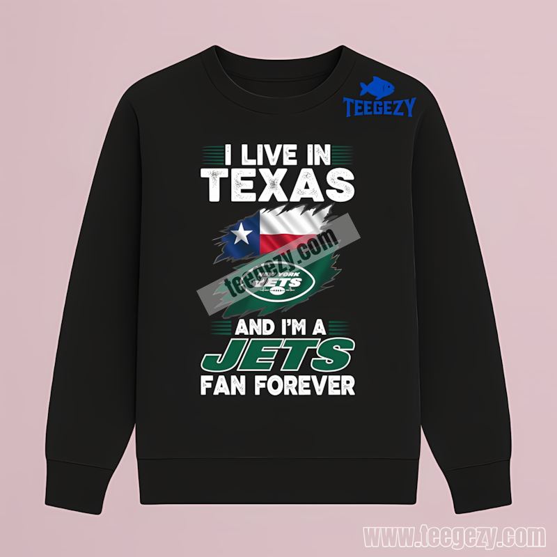 New York Jets Fan Forever TLong Sleeve For Texas Supporters New York Jets Fan Forever TLong Sleeve For Texas Supporters