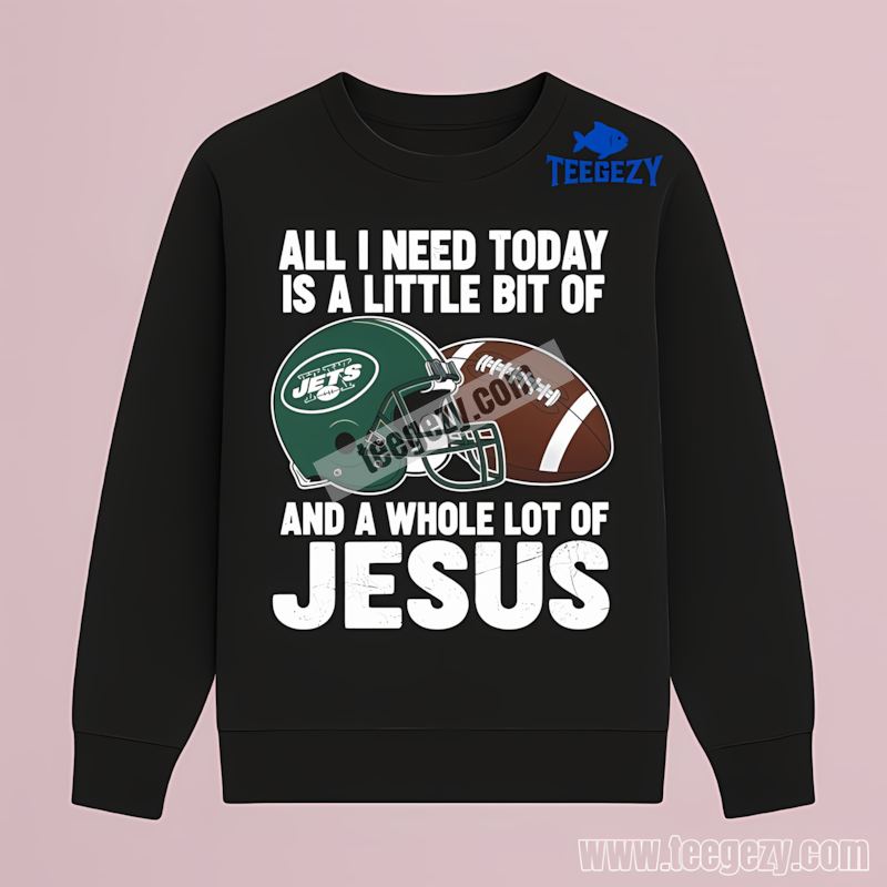 New York Jets Football Jesus Fan Long Sleeve New York Jets Football Jesus Fan Long Sleeve