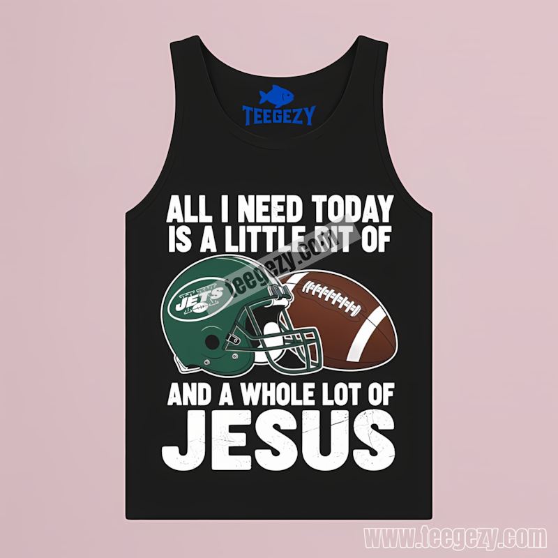 New York Jets Football Jesus Fan Tanktop New York Jets Football Jesus Fan Tanktop