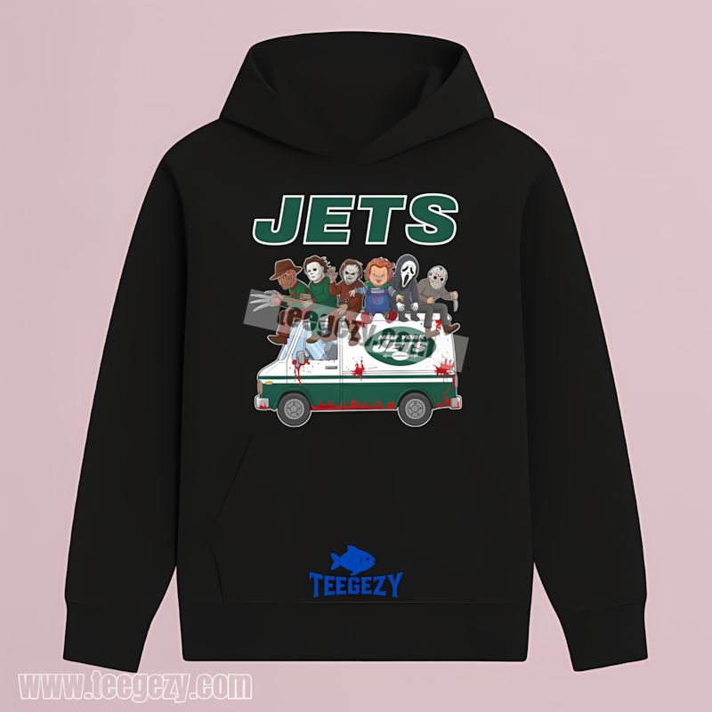 New York Jets Halloween Characters Classic THoodie New York Jets Halloween Characters Classic THoodie