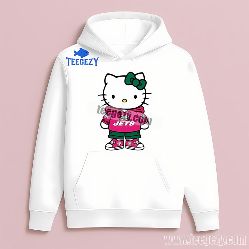 New York Jets Hello Kitty Fan Hoodie New York Jets Hello Kitty Fan Hoodie