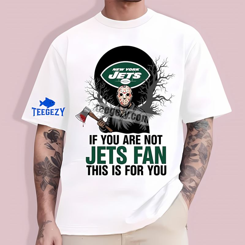New York Jets Jason Voorhees Halloween Mens TT-Shirt New York Jets Jason Voorhees Halloween Mens TT-Shirt