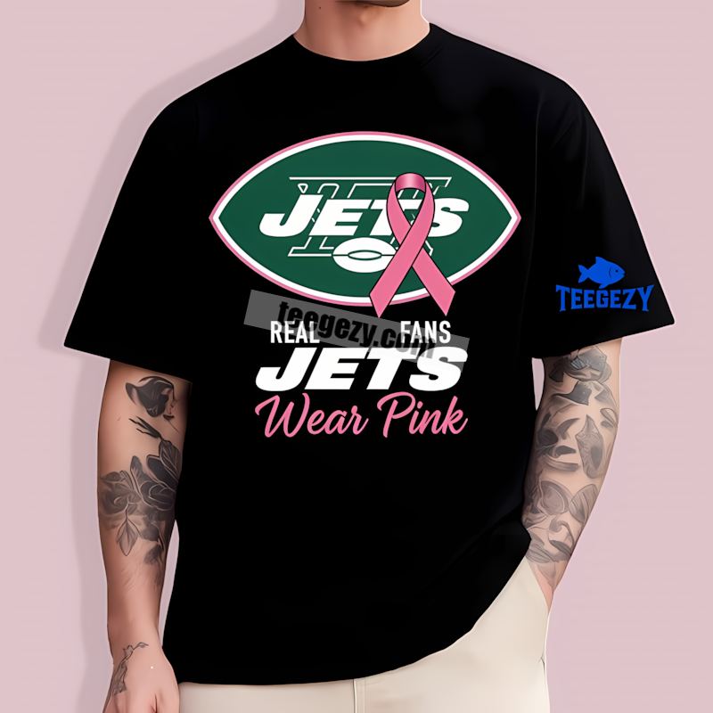New York Jets Personalized Pink Fan TT-Shirt New York Jets Personalized Pink Fan TT-Shirt