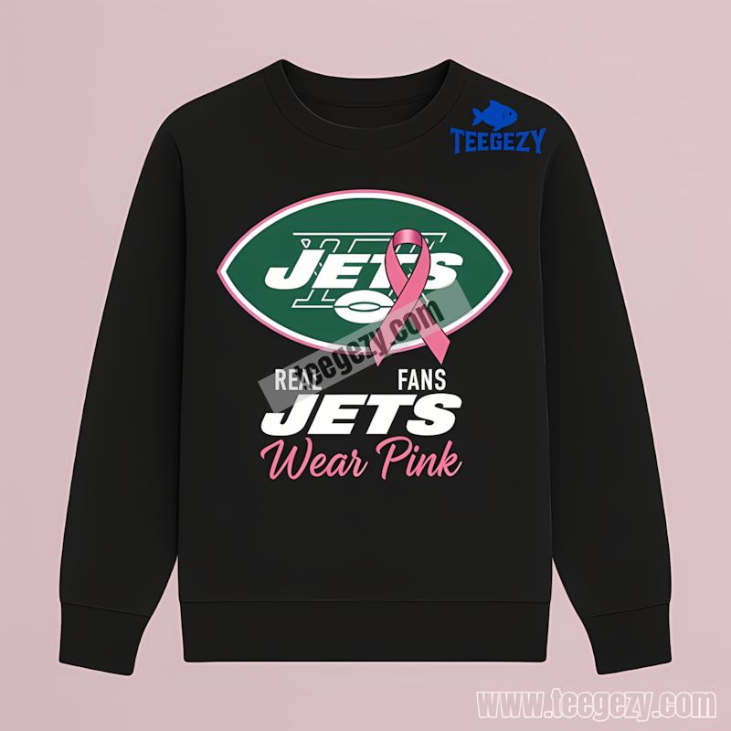 New York Jets Personalized Pink Fan TLong Sleeve New York Jets Personalized Pink Fan TLong Sleeve