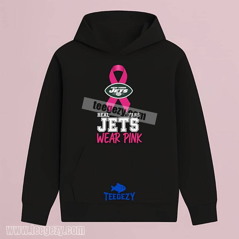 New York Jets Pink Breast Cancer Awareness Drifit Hoodie New York Jets Pink Breast Cancer Awareness Drifit Hoodie