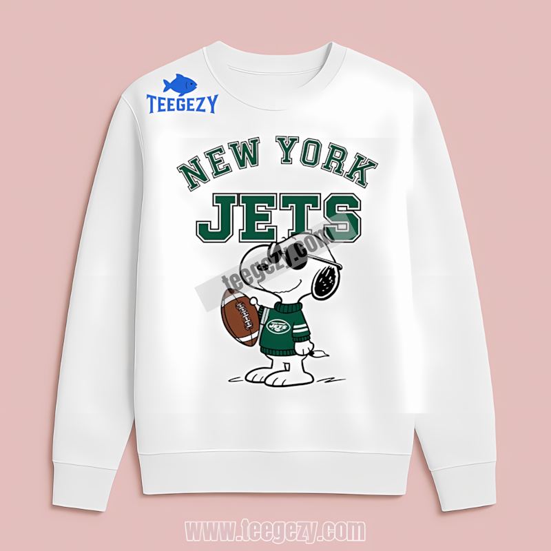 New York Jets Snoopy Comfort Colors Fan TLong Sleeve New York Jets Snoopy Comfort Colors Fan TLong Sleeve